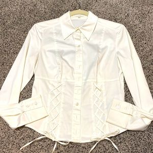 ESCADA fitted sz36 white button down